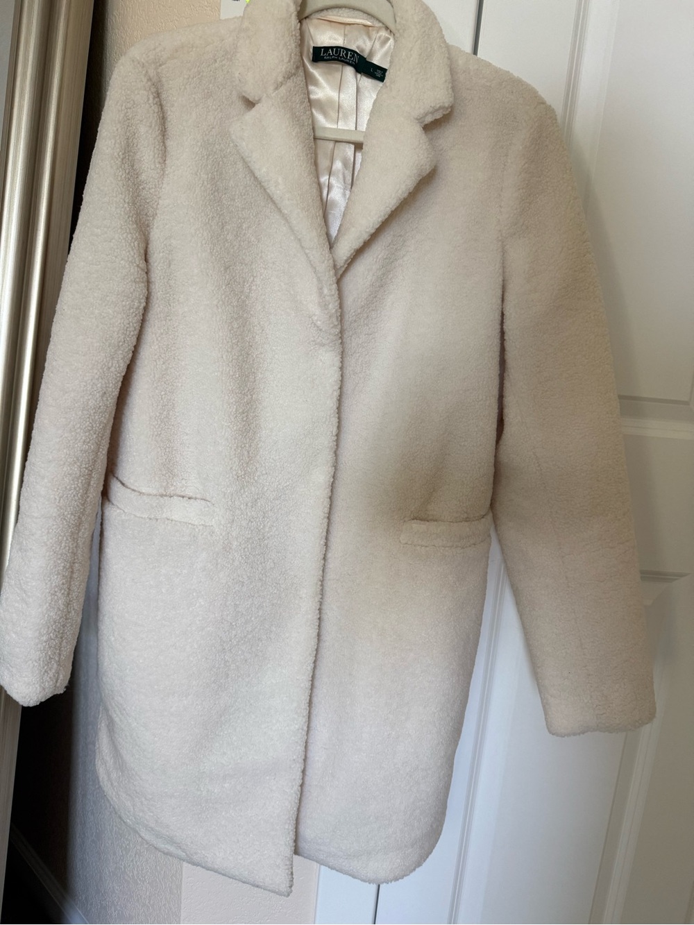 Ralph Lauren Cream Teddy Jacket